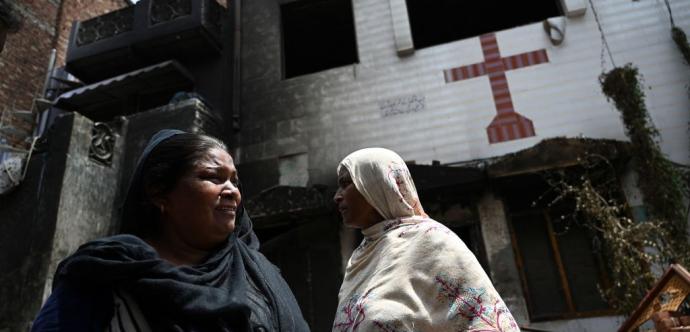 Femmes appartenant à la minorité chrétienne au Pakistan