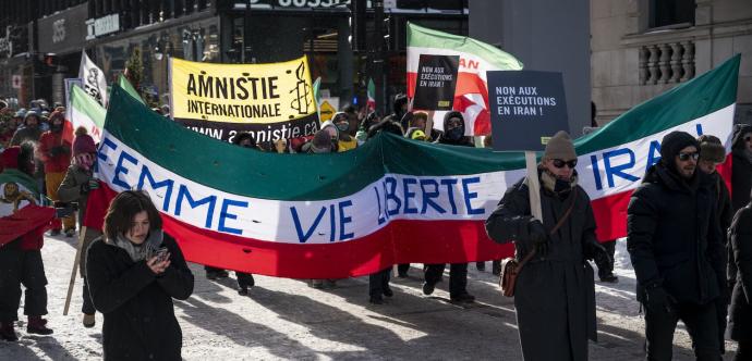 Marche en soutien au mouvement Femme, Vie, Liberté