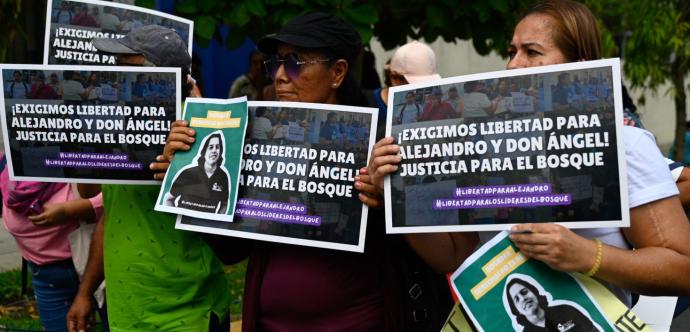 Manifestation pour la libérations des prisonniers