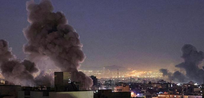 Explosion sur une ville