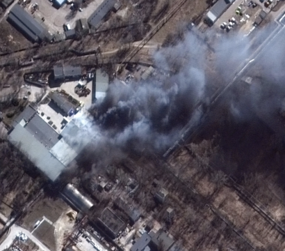 Attaque à la bombe en Ukraine