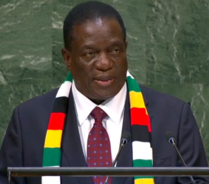 Emmerson Mnangagwa Président de la République du Zimbabwe