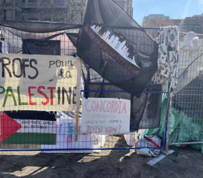 Campement à l'Université McGill